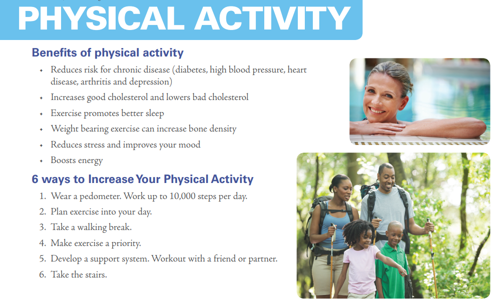 Physical Activity — Benefits and 6 ways to increase your physical activity